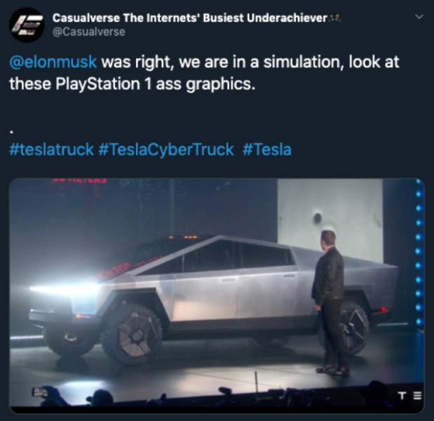 Internet vs. Tesla Cyber Truck