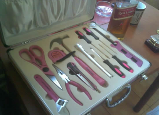 Werkzeugkoffer für Ladies