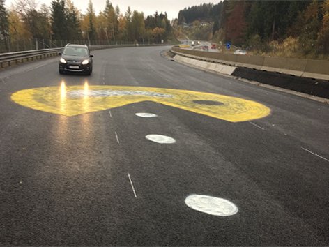 Pac-Man auf der Autobahn