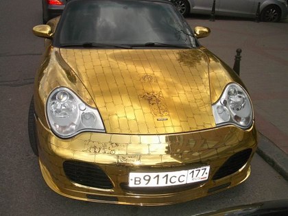 Porsche aus Gold