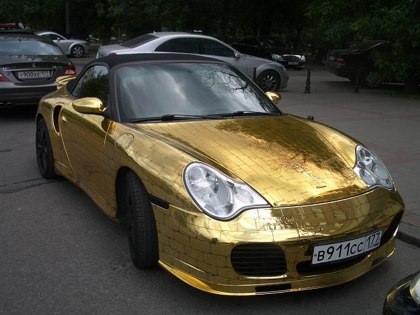 Porsche aus Gold
