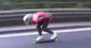 Skateboard Downhill auf der Autobahn A8