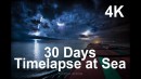 30 Tage Zeitraffer auf einem Containerschiff