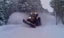 Schneepflug mit Zunder