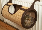 Bambus-Heizkörperliege für die Katze
