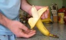 Banane richtig öffnen