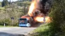 Bus brennt