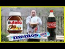 Coke + Nutella + Mentos