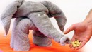 Elefant aus Handtüchern falten