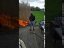 Feuer im Garten