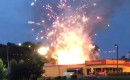 Feuerwerk - Geschäft brennt