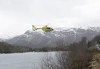 Helikopterlandung in Norwegen