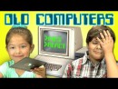 Kinder und alte Computer