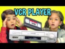Kinder und Videorekorder