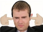 Kopfband ´Ich höre nichts´