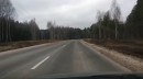 Landstraße in Russland