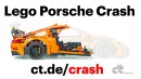 LEGO-Porsche Crashtest in Slow-Motion