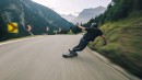 Longboard - Downhill in den Alpen