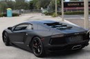 Matte Black Lamborghini Lp700