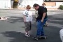 Papa möchte Skateboarden