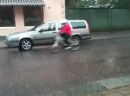 Radfahrer vs. Auto
