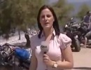 Reporterin wird belästigt