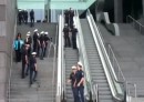 Rolltreppen-Training der Linzer Polizei
