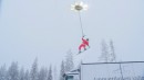 Snowboarden mit Drohne