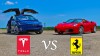 Tesla X P90D vs. Ferrari F430