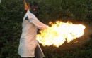 The Slow Mo Guys: Fire Tennis