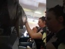 Turbulenzen im Flugzeug