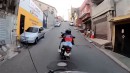 Wahnsinnige Motorradverfolgungsjagd