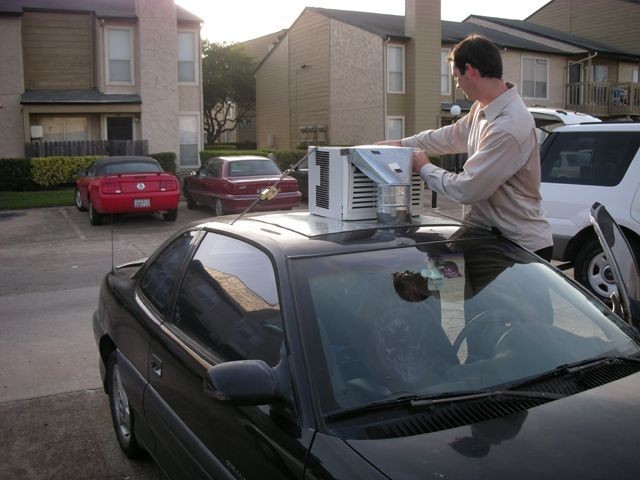 selbstgebaute Kilmaanlage fürs Auto