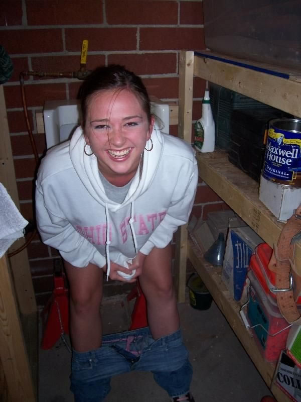 Beim Pinkeln erwischt