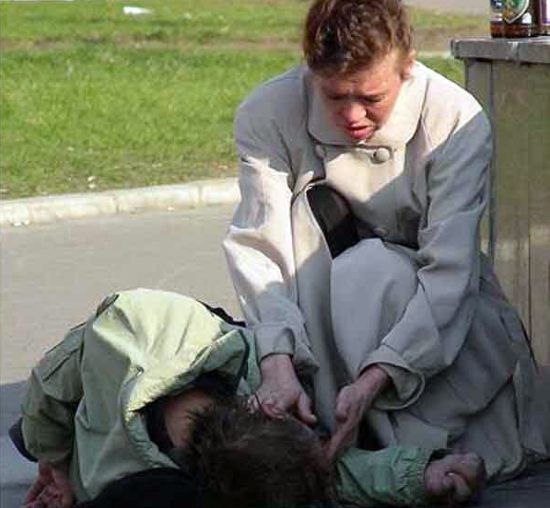 Besoffenen wiederbeleben