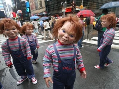 Chucky Puppe in New York