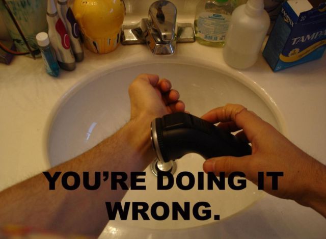 Du machst es falsch!