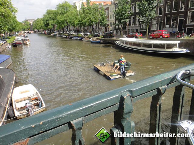 Flossfahrt in Amsterdam