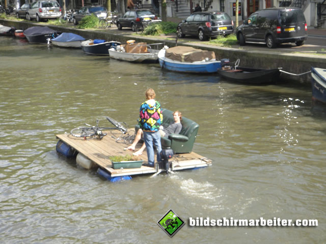 Flossfahrt in Amsterdam