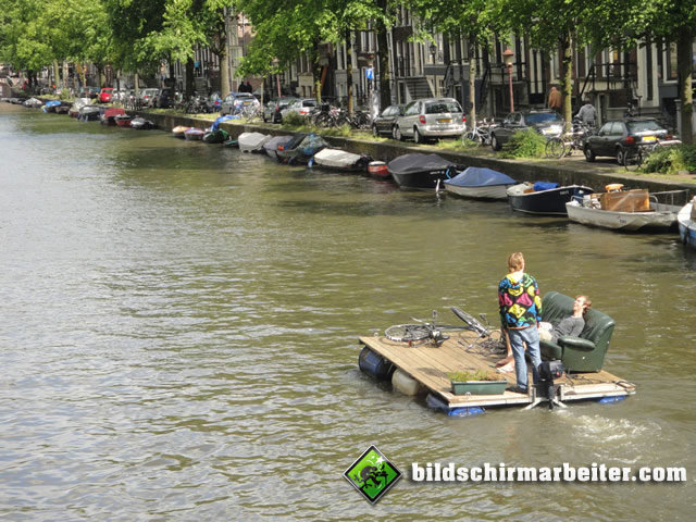Flossfahrt in Amsterdam