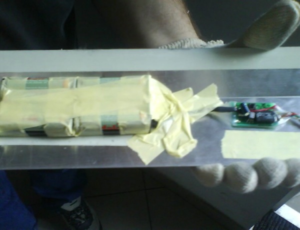 manipulierter Geldautomat