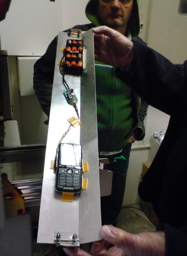 manipulierter Geldautomat