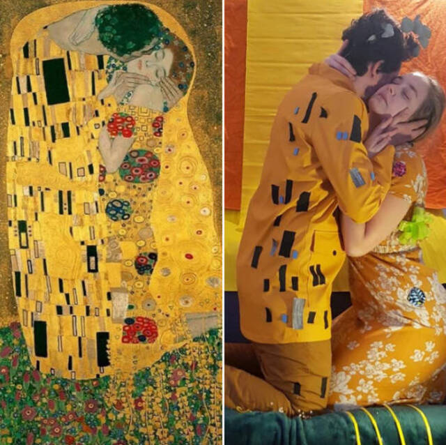 Gemälde nachgestellt