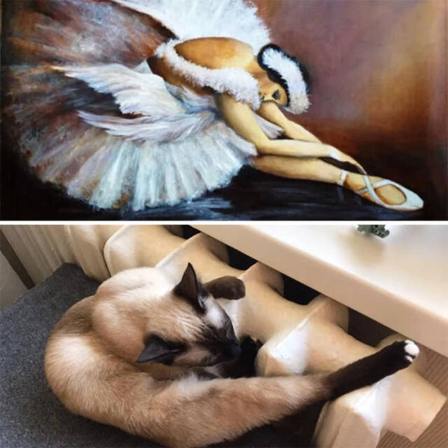 Gemälde nachgestellt