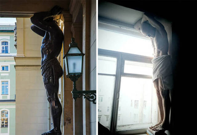 Gemälde nachgestellt