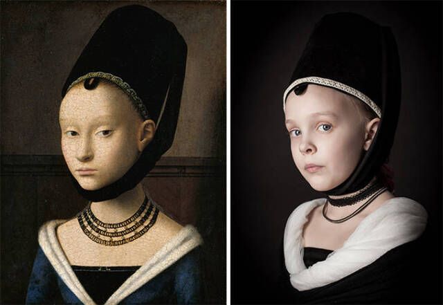 Gemälde nachgestellt