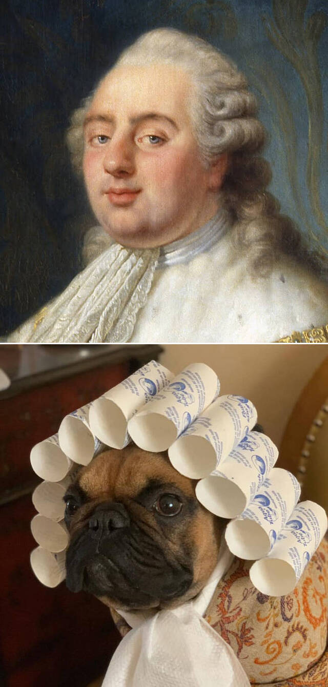 Gemälde nachgestellt