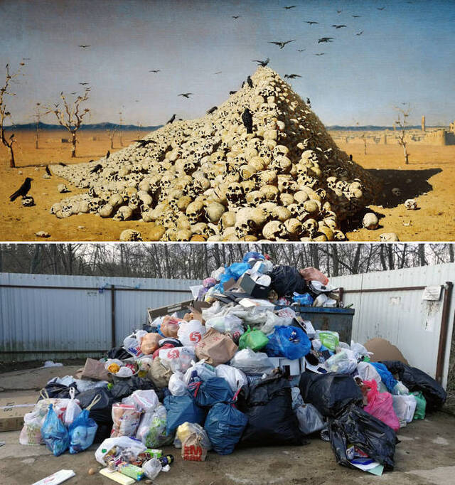 Gemälde nachgestellt