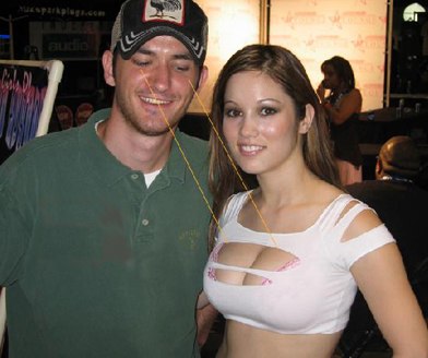 Nein! Ich starre sie nicht an!