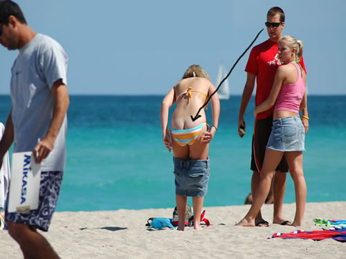 Nein! Ich starre sie nicht an!